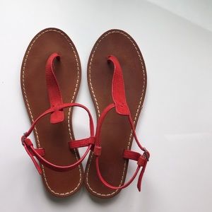 Red GAP sandals
